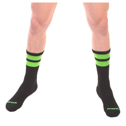 Barcode Berlin Chaussettes Gym Socks Vert fluo